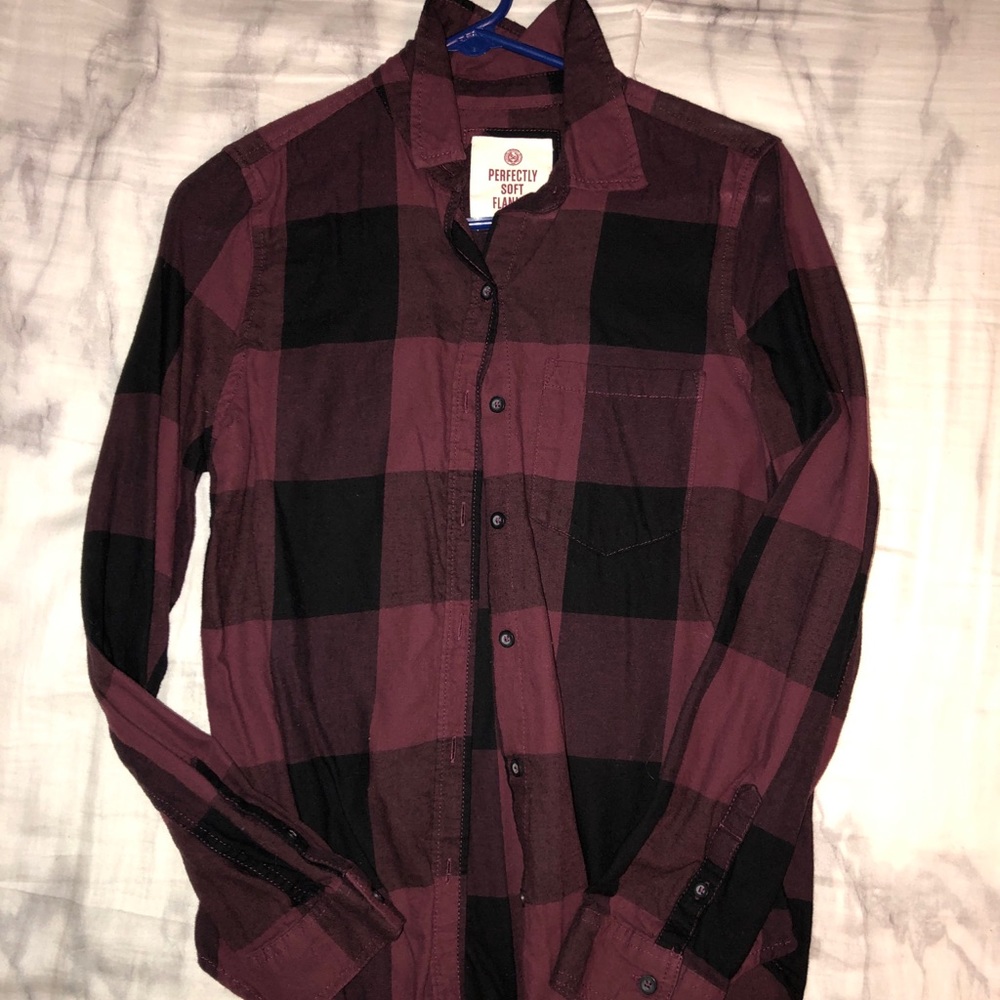 Maroon flannel